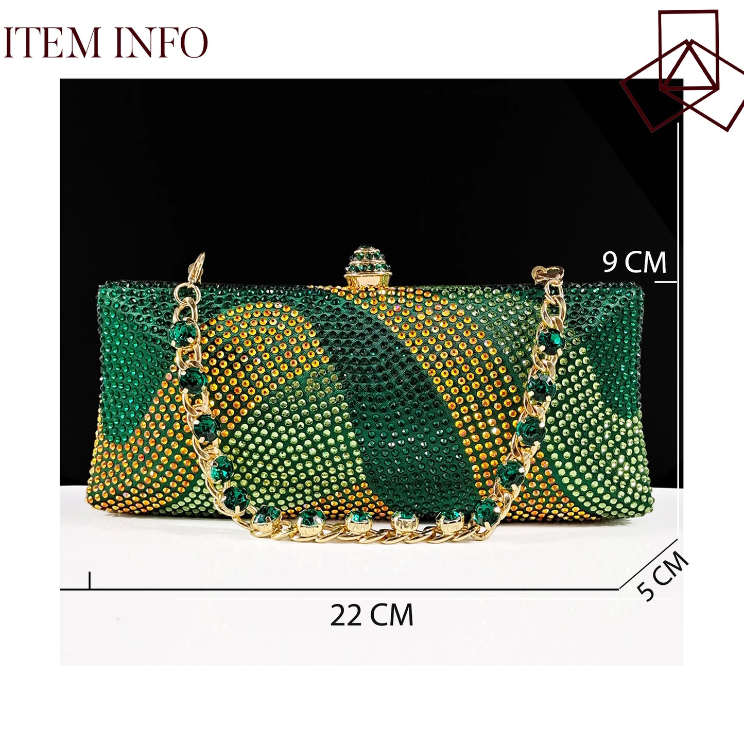 Festive Elegance Spot Goods Dazzling Heels and Chic Long Bag Clutch Perfect Combination Of Shoes And Bag for Special Occasions