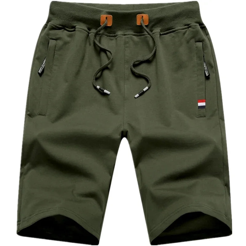 Men 2025 Summer Cotton Breeches Short Men Boardshorts Breathable Male Casual Shorts Mens Short Bermuda Beach Short Pants Hot
