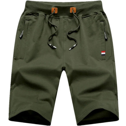 Men 2025 Summer Cotton Breeches Short Men Boardshorts Breathable Male Casual Shorts Mens Short Bermuda Beach Short Pants Hot