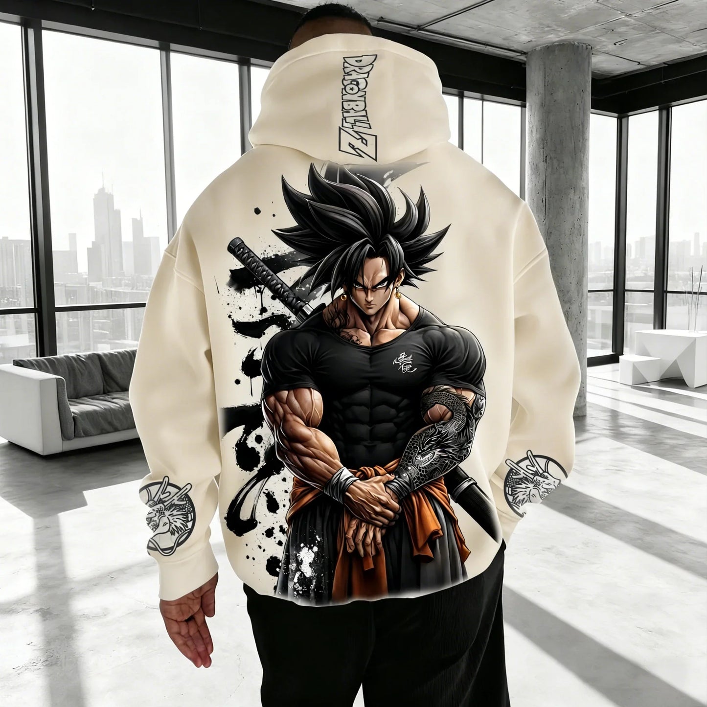 Gym Son Goku Saiyan Dragon Ball Harajuku 2026 Streetwear Men Vintage Hoodie Winter Women Oversized Hooded Sweatshirt Long Sleeve