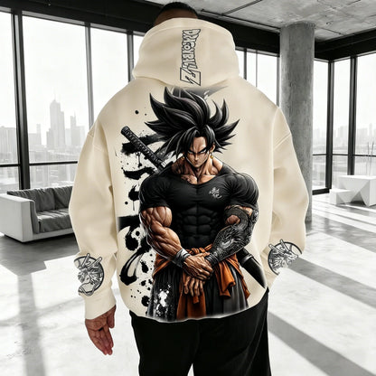 Gym Son Goku Saiyan Dragon Ball Harajuku 2026 Streetwear Men Vintage Hoodie Winter Women Oversized Hooded Sweatshirt Long Sleeve