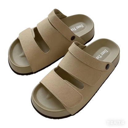 Boy's And Girls' 2026 Summer New  Casual Thick Sole Slides Forest Style Two-Way Sandals