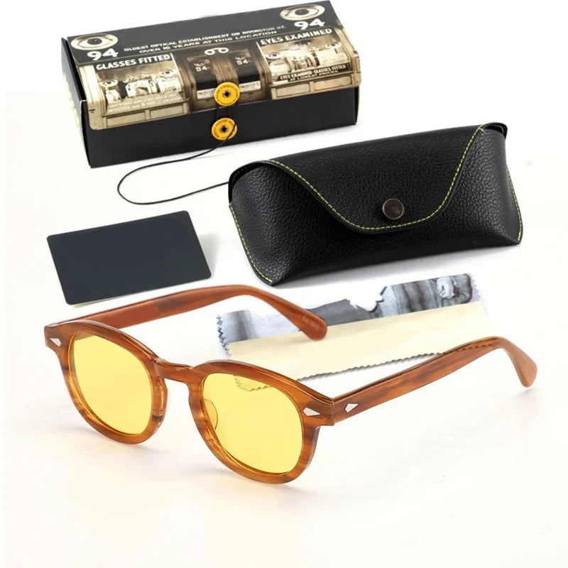 Johnny Depp Sunglasses Men Women Night Vision Polarized Lemtosh Style Sun Glasses Brand Acetate Frame For Male Eyeglasses