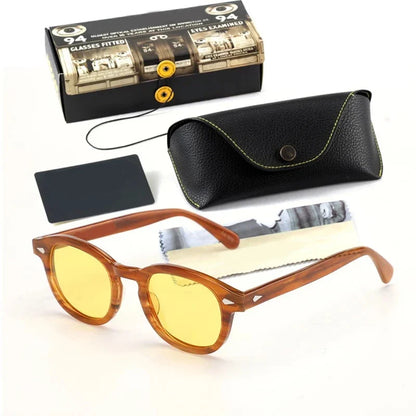 Johnny Depp Sunglasses Men Women Night Vision Polarized Lemtosh Style Sun Glasses Brand Acetate Frame For Male Eyeglasses