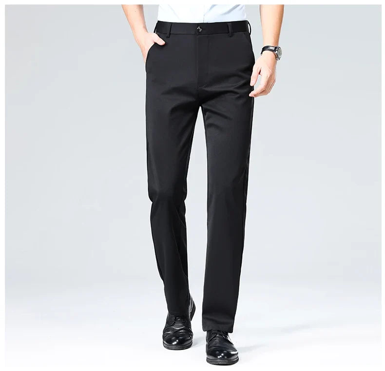 Golf pants Men Spring Summer Elastic Pants Quick Drying Quality Business Casual Pants