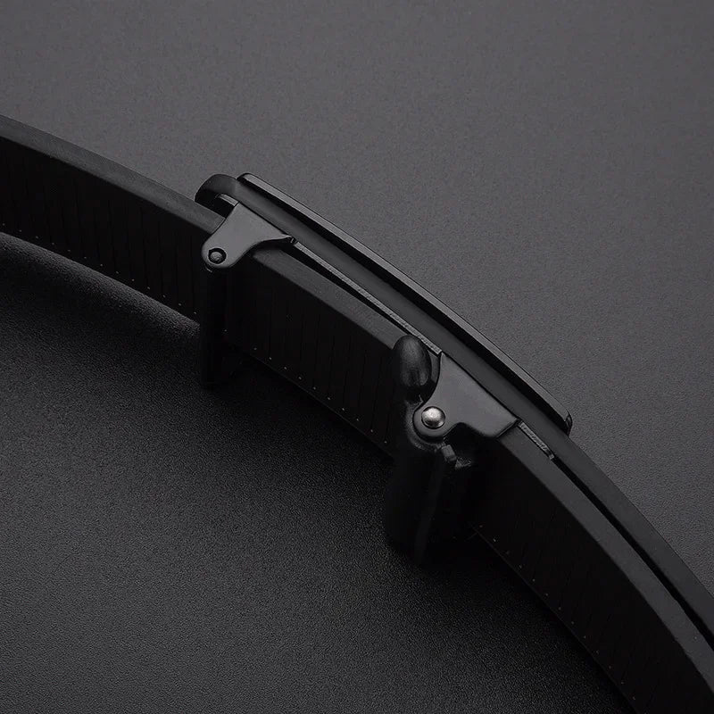 2025 New Men's Business Belt Alloy Automatic Buckle Belt Fashion Belt Luxury Jeans Belt PU Leather High-Quality Straps