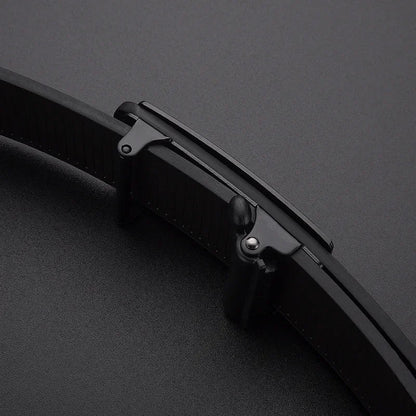 2025 New Men's Business Belt Alloy Automatic Buckle Belt Fashion Belt Luxury Jeans Belt PU Leather High-Quality Straps