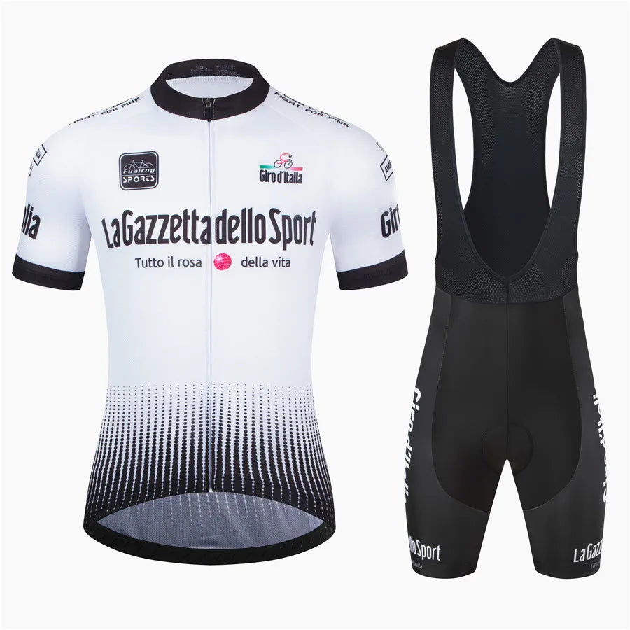 Tour Of Italy Bicycle Clothes Cycling Jersey Set Summer Road Bike Short Sleeve Cycling Clothing Men Mtb Jersey Set Sport Wear