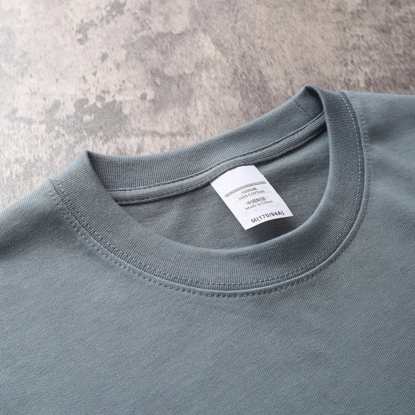 Men's Oversized T-Shirt 9.9oz 280 Grams Heavy High Quality Short Sleeve Cotton Tee Solid Color Unisex Streetwear