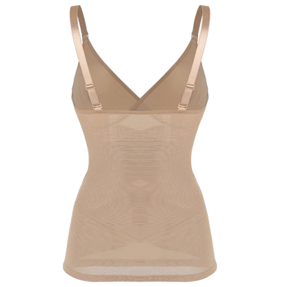 Women Built in bra Shapewear Camisole Tummy Control Body Shaper Slimming Underwear Compression Corset Bustier Tank Tops