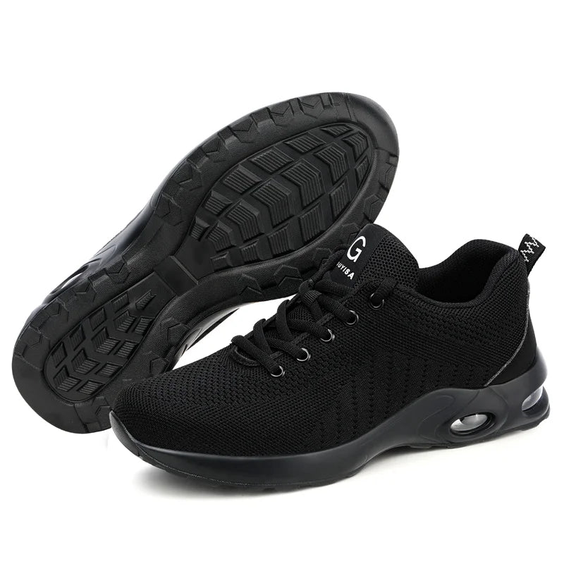 35-50 Air Cushion Working Shoes For Men Anti-Smashing Steel Toe Puncture Proof Construction Safety Shoes Sneakers Male Footwear