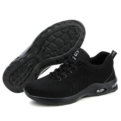 35-50 Air Cushion Working Shoes For Men Anti-Smashing Steel Toe Puncture Proof Construction Safety Shoes Sneakers Male Footwear