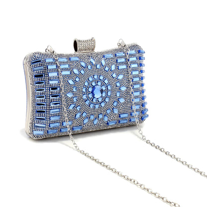 Women Evening Bag Diamonds Purse Handbags Chain Shoulder Wedding Party Evening Clutches Messenger Bag Christmas