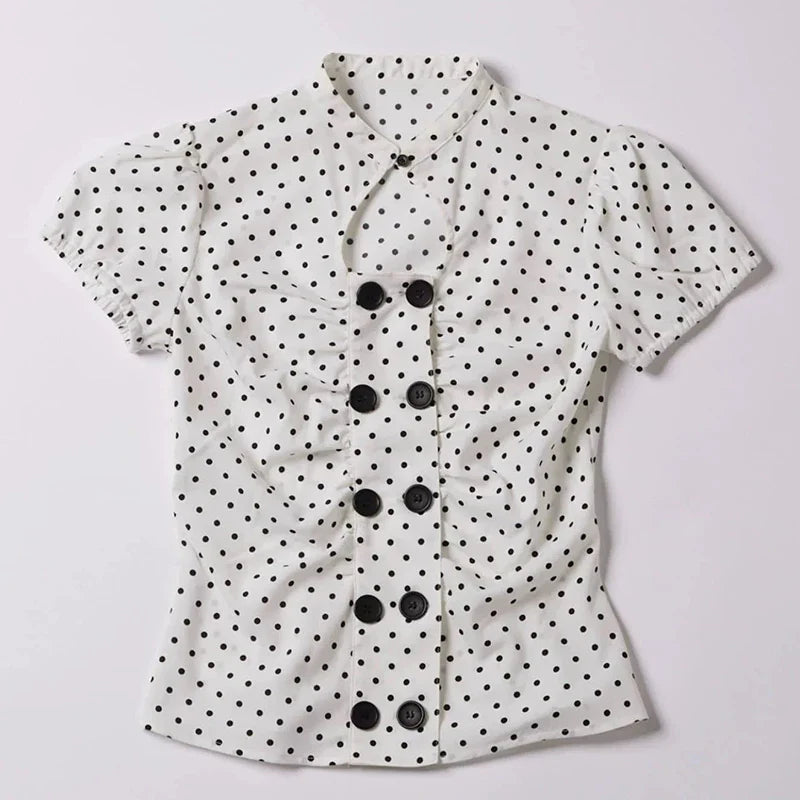 Y2K Gothic Aesthetic Top Square Neck Women's Retro Harajuku Fashion Casual Fairy Style Sweet and Cute Emotional Girl