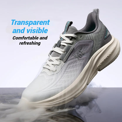 Men Running Shoes Spring New Mesh Soft Thick Bottom Rebound Casual Shock-absorber Stable Male Sneaker 672522246