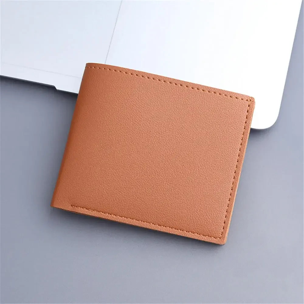 New Style Mini Thin Men Wallet Card Holder Men'S Purse Coin Pouch Id Card Holder Short Canvas Card Holder Wallet