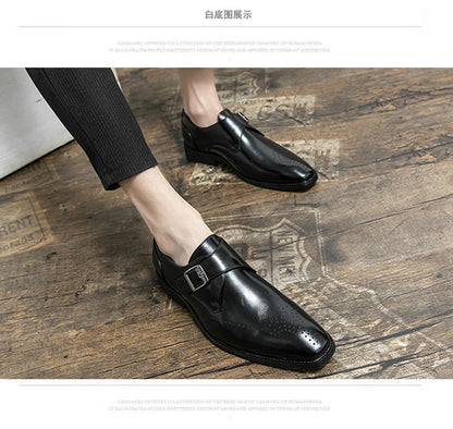 Leather Shoes For Man Loafers Casual Fashion Business Formal Shoes wedding Big Size Designer Shoes High Quality