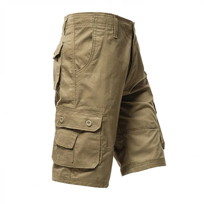 Men's Cargo Shorts Big Size Sports Knee Shorts Classic Short Pants Streetwear Hip Hop Straight Loose Pants