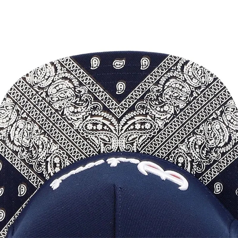 Unisex Letter Embroidery Geometric Printing Hip-hop Hats Outdoor Adjustable Casual Baseball Caps Sunscreen Hat