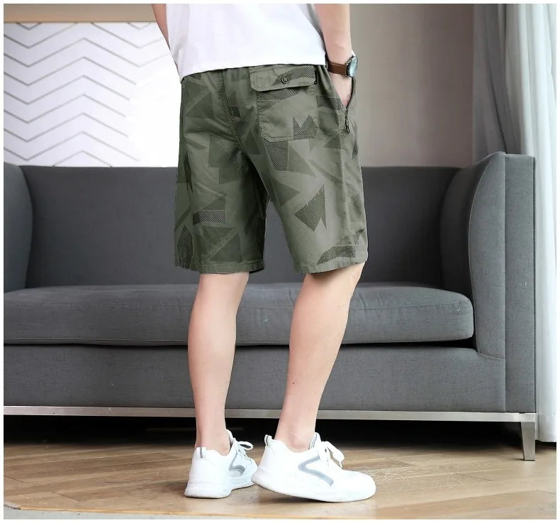 Big Size Men's Casual Shorts Light Weight Cotton Shorts Summer Running Breathable Sweat Shorts