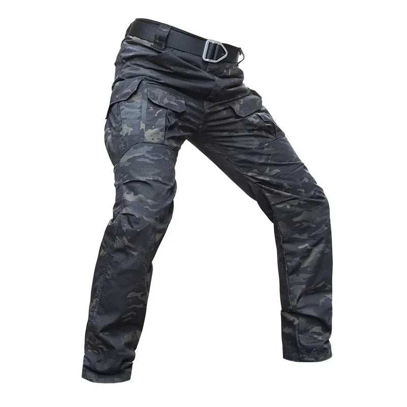 Tactical Pants Camouflage Men Waterproof Combat Joggers Male Multi-pocket SWAT Cargo Stretch Work Trousers Hombre Size S-2XL