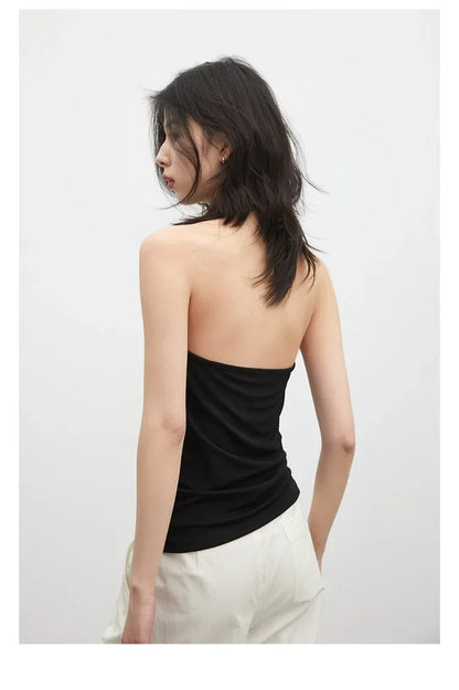 Fashion Women Tanks New Swinging Collar Hanging Neck Camis Slim Backless Sexy Suspender Female Vest Spring Summer 2026