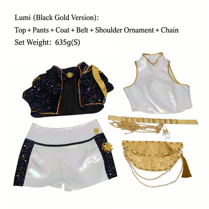 Hot Selling Korean Style Woman Suit Halloween Cosplay Hot Woman Show Costume Black Shiny Suit Halloween Birthday Party Costume
