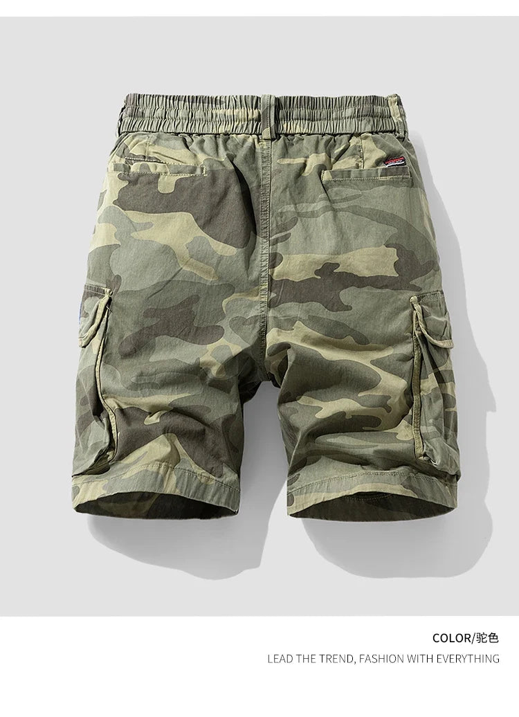 Sports Outdoor Casual Breathable Straight Leg 5 Inch Street Short Pants Men's New Summer Trend Brand Wide Loose Cargo Shorts