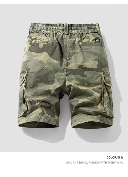 Sports Outdoor Casual Breathable Straight Leg 5 Inch Street Short Pants Men's New Summer Trend Brand Wide Loose Cargo Shorts