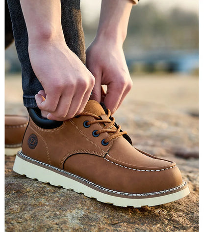 steel toe sneakers for men microfiber leather work shoes waterproof safety shoes industrial construction anti-slip work boots