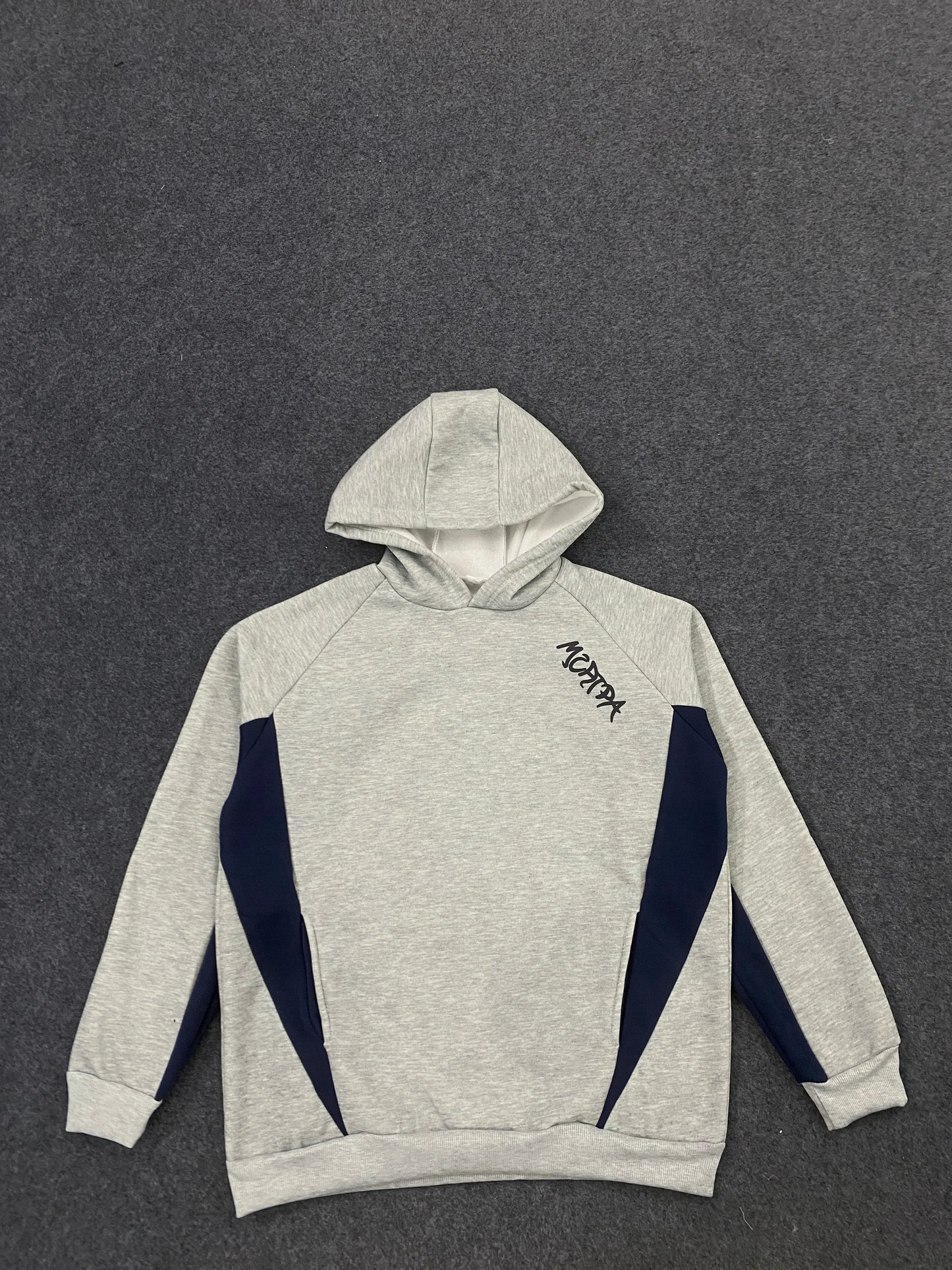 Autumn and winter new trendy men's and women's high street Japanese casual sports letter hooded sweatshirt and pants set