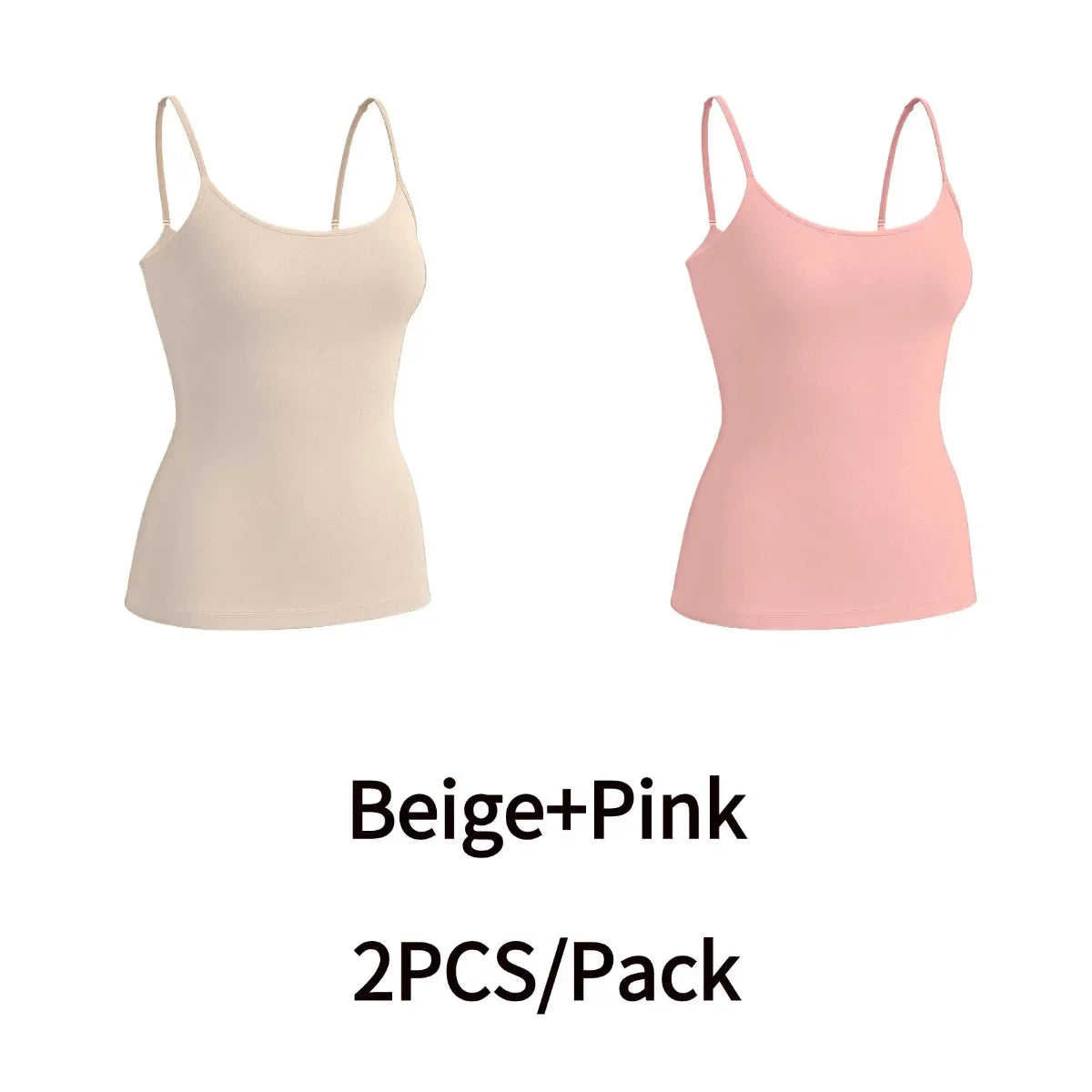 High Quality Women Seamless Cami Single Layer Adjustable Straps Scoop Neck Comfort Body Control Shaping Tank Top