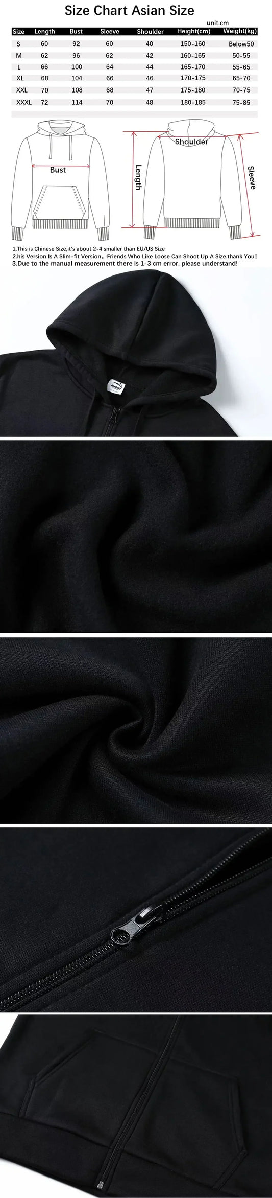 Anime Jojo Bizarre Adventure Zipper Hoodies Higashikata Josuke Manga Zip Up Sweatshirts Men Women Fashion Casual Pullovers Coats