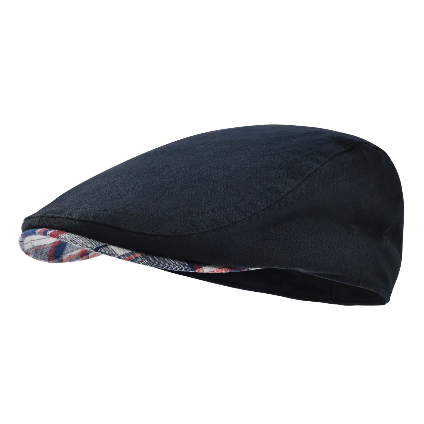 Linen Cap Irish Flat Cap for Men Casual Fitted Newsboy Cap Adjustable Classic Ivy Gatsby Hat