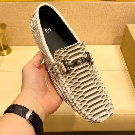 Summer Mens Outdoor Anti-slip Comfort Soft High Quality Men Breathable Flat Driving Shoes New 2024 Classic Casual Loafers