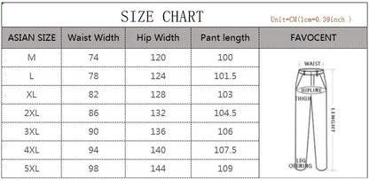 Fashion Denim Wide Leg Pants Men Loose Hip Hop Casual Jeans Streetwear Fashion Elastic Waist Casual Denim Trousers Plus Size 5XL