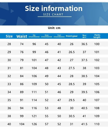 High Quality New Summer Lyocell Fabric Stretch Jeans Business  Loose Straight Casual Trousers Fashion Pants Plus Size 28-35 40