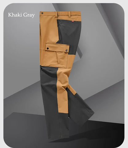 Autumn Hiking Pants Quick Dry Outdoor Charge Pant Men Patchwork Windproof Camping Trekking Trousers  Elasticity Hunting Pant