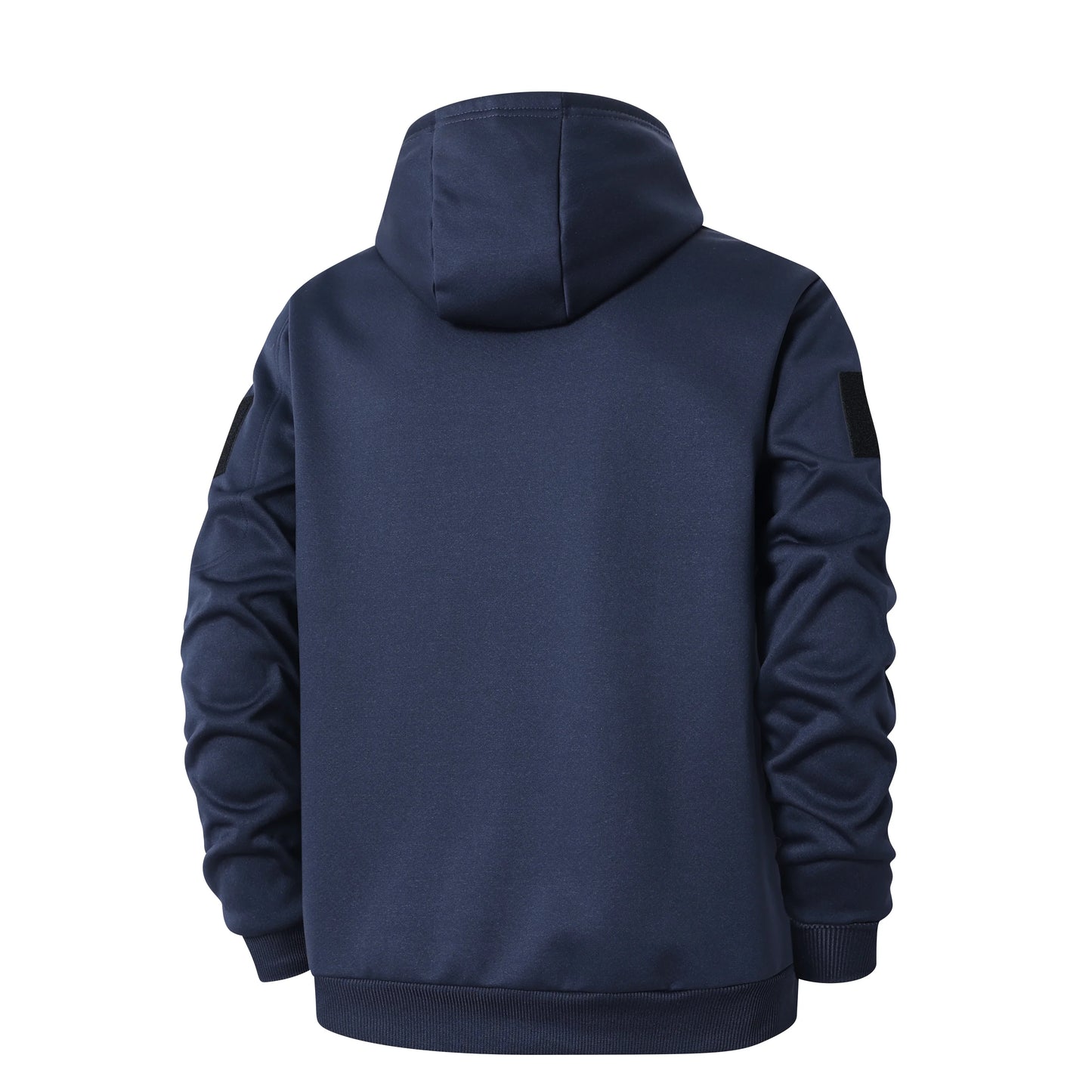 Winter Fleece Jacket Men's Casual Thickened Wool Jacket Warm Zipper Hoodies Cardigan Sports Long Sleeve Sweatshirts Hooded Coat