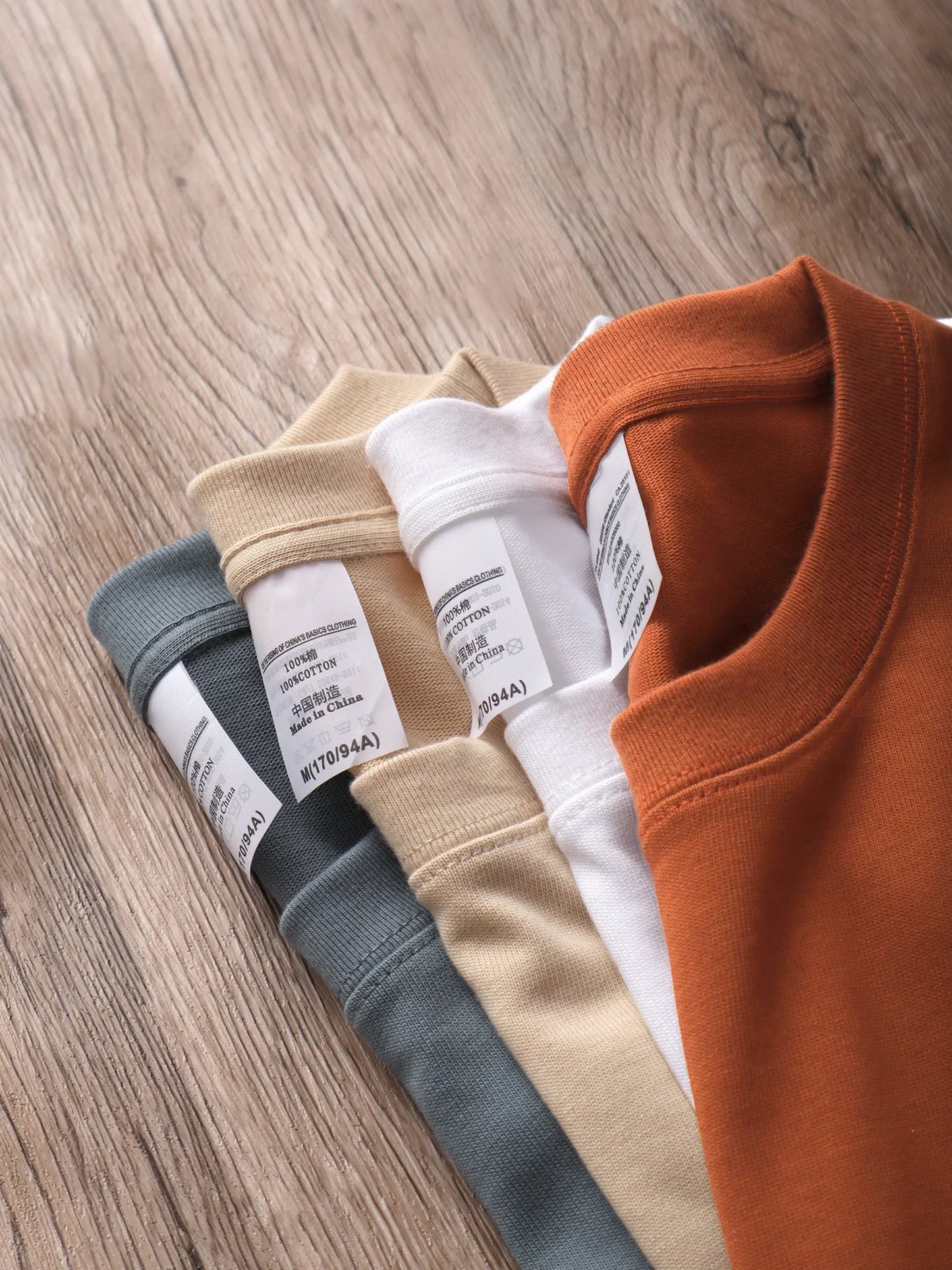 Men's Oversized T-Shirt 9.9oz 280 Grams Heavy High Quality Short Sleeve Cotton Tee Solid Color Unisex Streetwear