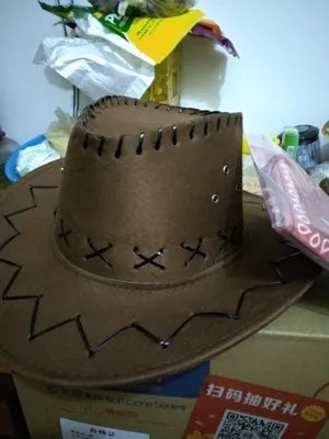 2024 Children Adult Cowboy Cosplay Costumes Halloween Party Masquerade Boy Woman Wild West Fancy Cowgirl Vest Cap Scarf Outfits