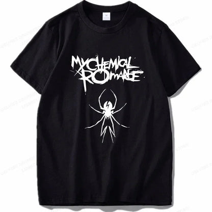 My Chemical Romance T Shirt Women Fashion Cotton T-shirts Cool Hip Hop Men Tshirt Casiual Summer Vintage Anime Unisex Top Tee