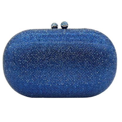 Middle East Diamond Embellished Evening Bag Pure Color Rhinestone Women's Clutch Handbag Polyester Daily Match Magnetic Buckle