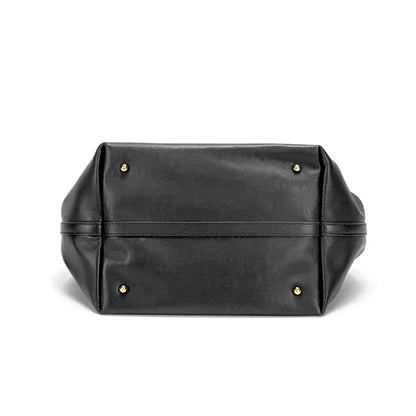 Genuine Leather Classic Style Women's Handbag Minimalist and Versatile Exquisite Craftsmanship Solid Color Elegance