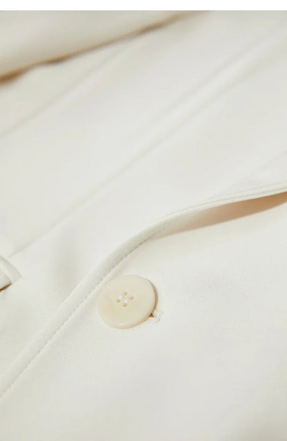 Minimalism 2024 Summer New Commuter Fashion Loose Blazer High Waist Casual Solid Pants Women's Clothes Separately 12442201