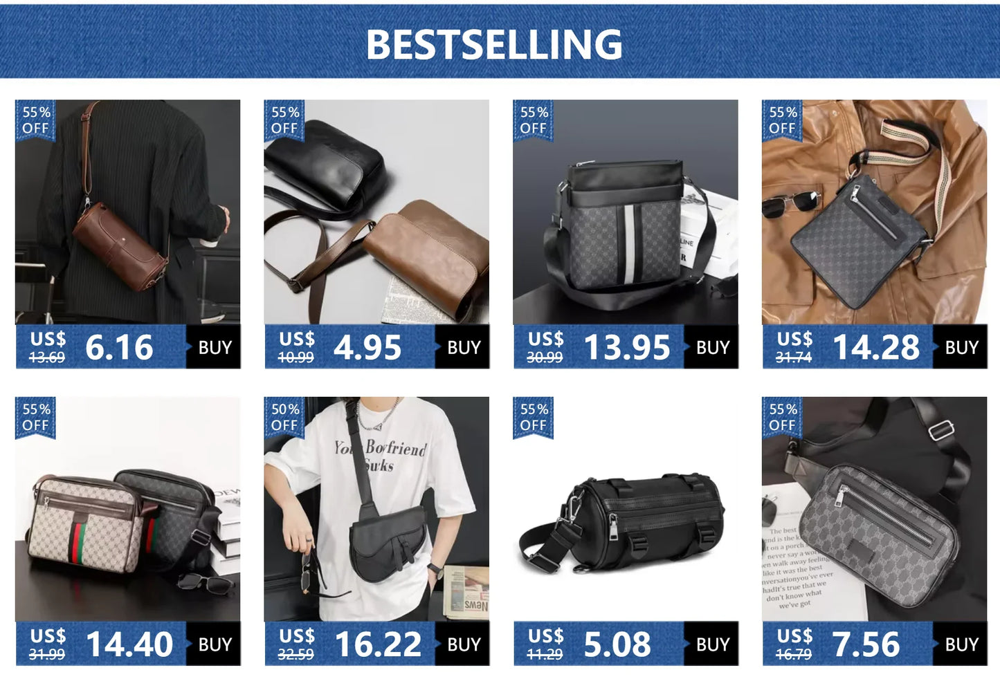 Luxury Retro Barrel Shaped Shoulder Bags Men Crossbody Bag Fashion Design Messenger Bag Mens Crossbody Shoulder Bag Male 2021