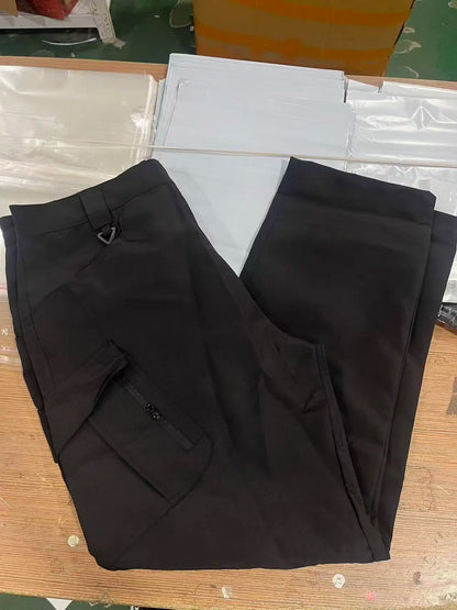 Asian Size Men City Pants Cargo Trousers Multi-pocket Waterproof Wear-resistant Casual Training Overalls Clothing