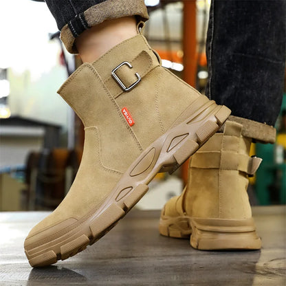Scald-proof Electric Welding Shoes Plastic Toe Work Shoes Insulated Electrician Shoes Indestructible Industrial Male Wear Boots