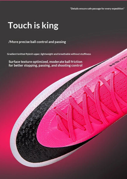 New Men Soccer Shoes Futsal Cleats Ultralight Hot Sale Football Boots Unisex High-quality Women Professional TF/FG Sneakers