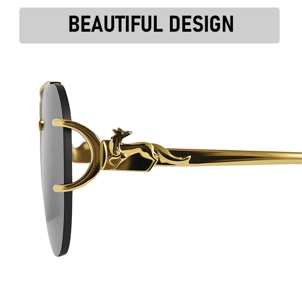 Oval Rimless Sunglasses Women Trendy 2026 Fashion Glasses UV400 Protection Brand Design Sunglass Lentes De Sol Mujer Zonnebril